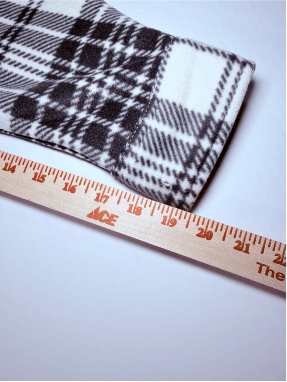 Redmond black-and-white plaid sherpa-lined button-up shirt jacket (shacket) sz L - Picture 5 of 5